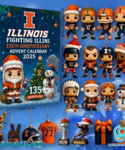 Illinois Fighting Illini 135th Anniversary Advent Calendar 2025 8pkIlyg