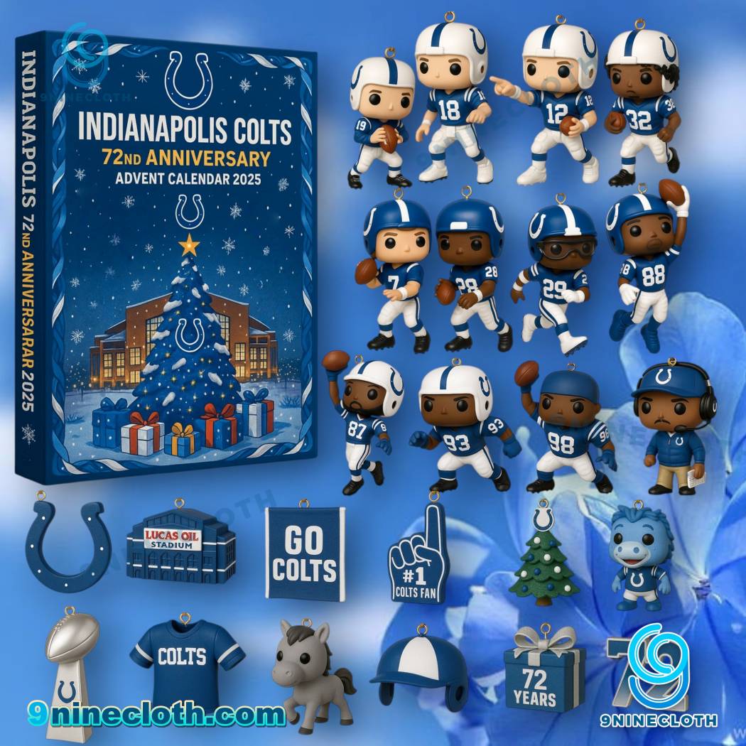 Indianapolis Colts 72nd Anniversary Advent Calendar 2025 sYUKAWV