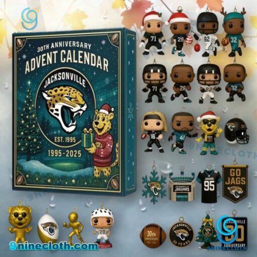 Jacksonville Jaguars 30th Anniversary Advent Calendar 2025 HWnDxq0