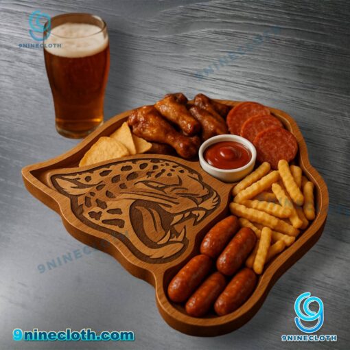 Jacksonville Jaguars Wooden Charcuterie Board e56PCHT