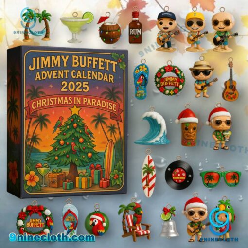 Jimmy Buffett Christmas In Paradise Advent Calendar 2025 I7ZPE01