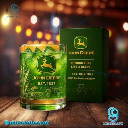 John Deere Est. 1837 Whiskey Glass I1T6n4b