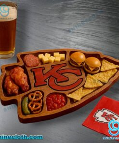 Kansas City Chiefs Wooden Charcuterie Board r7GvE5Y