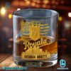 Kansas City Royals American Flag City Skyline Personalized Whiskey Glass-b zrHREBi