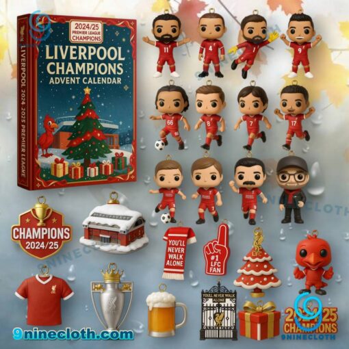 Liverpool 2024-25 Premier League Champions Advent Calendar 2025 a1SIiEk