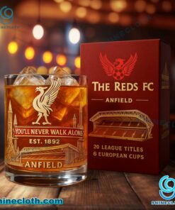 Liverpool You'll Never Walk Alone Anfield Stadium Whiskey Glass ykTxfv8