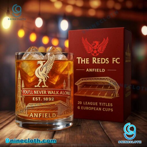 Liverpool You'll Never Walk Alone Anfield Stadium Whiskey Glass ykTxfv8