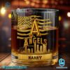 Los Angeles Angels American Flag City Skyline Personalized Whiskey Glass IxBwtC6