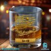 Los Angeles Dodgers American Flag City Skyline Personalized Whiskey Glass-a LpVFP7D