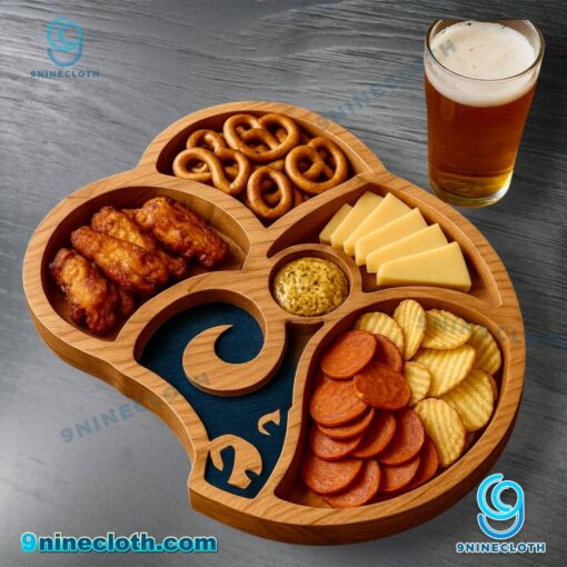 Los Angeles Rams Wooden Charcuterie Board pKzEXSc