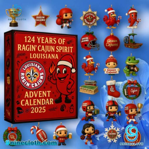 Louisiana Ragin' Cajuns Advent Calendar 2025 yxkOuao