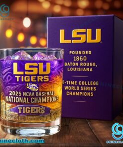 Lsu Tigers 2025 Ncaa National Champions Whiskey Glass VvGFxS0