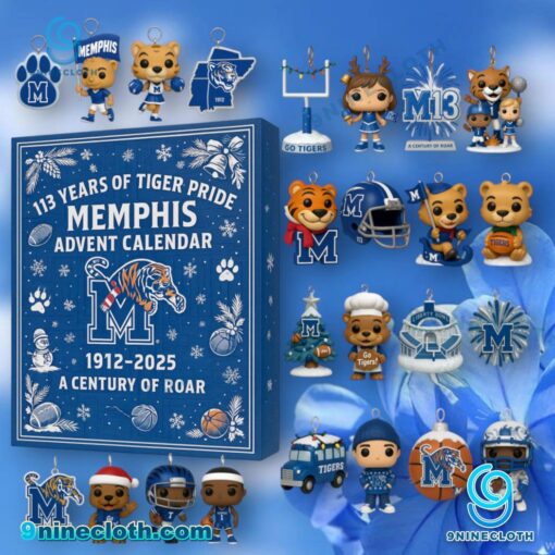 Memphis Tigers 113 Years Of Tiger Pride Advent Calendar 2025 1Z5Qocw