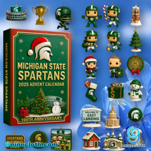 Michigan State Spartans 100th Anniversary Advent Calendar 2025 hUsSkjO