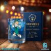 Milwaukee Brewers Famous Racing Sausages Whiskey Glass-b EC5i9fj