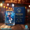 Milwaukee Brewers Famous Racing Sausages Whiskey Glass-c mVjLxoc