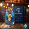 Milwaukee Brewers Famous Racing Sausages Whiskey Glass-z POwoISl