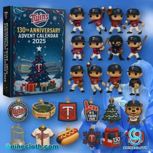 Minnesota Twins 130th Anniversary Advent Calendar 2025 nN957sX