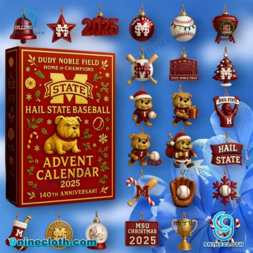 Mississippi State Bulldogs 140th Anniversary Advent Calendar 2025 lgu9PJO