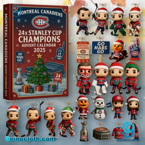 Montreal Canadiens 24x Stanley Cup Champions Advent Calendar 2025 e4umDRi