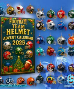 NFL Team Helmets Advent Calendar 2025 18UWbnY