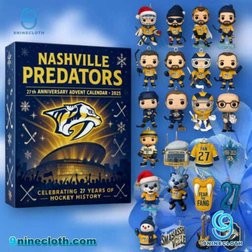 Nashville Predators 27th Anniversary Advent Calendar 2025 OYA26qp