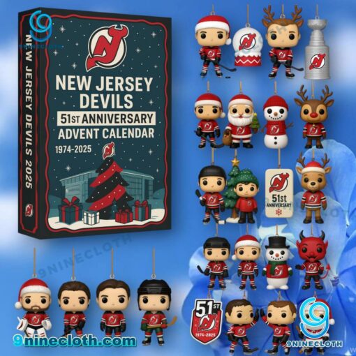 New Jersey Devils 51st Anniversary Advent Calendar 2025 b51XDj8
