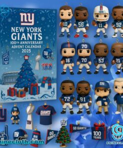 New York Giants 100th Anniversary Advent Calendar 2025 64KCiwD