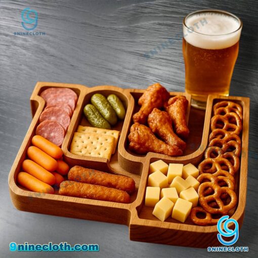 New York Giants Wooden Charcuterie Board Ofcy3iD