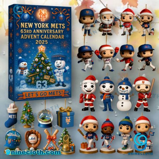 New York Mets 63rd Anniversary Advent Calendar 2025 n4uebOR