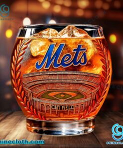 New York Mets Citi Field Stadium Whiskey Glass s8AIgj5