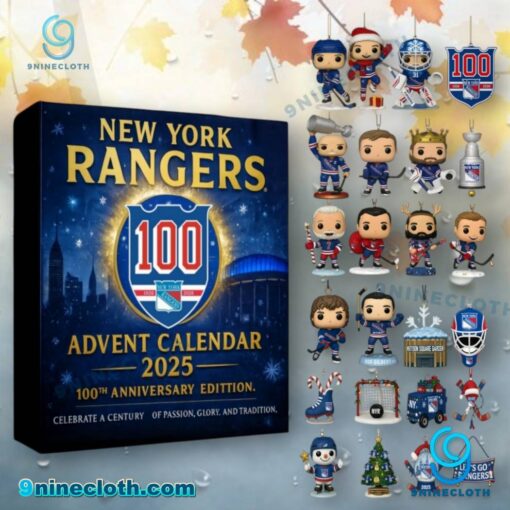 New York Rangers 100th Anniversary Advent Calendar 2025 x8JkcsM