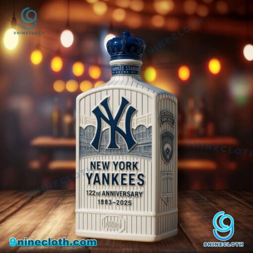 New York Yankees 122nd Anniversary 1903-2025 Whiskey Bottle W4Z71sy