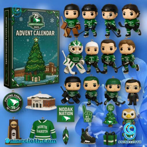 North Dakota Fighting Hawks 79th Anniversary Advent Calendar 2025 FytTmEq