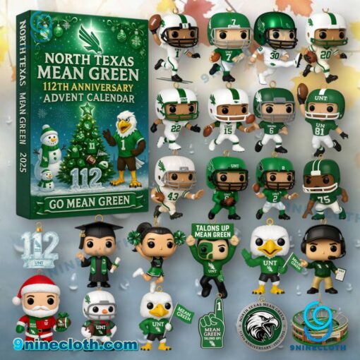 North Texas Mean Green 112th Anniversary Advent Calendar 2025 MvxtdON