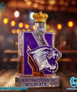 Northwestern Wildcats Whiskey Bottle r73Fv4f