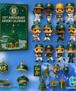 Oakland Athletics 125th Anniversary Advent Calendar 2025 GAQSyOu