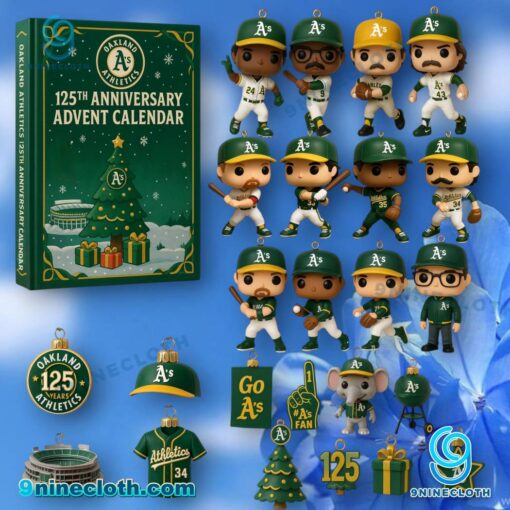 Oakland Athletics 125th Anniversary Advent Calendar 2025 GAQSyOu