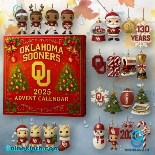 Oklahoma Sooners Advent Calendar 2025 M94ECpP