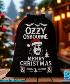 Ozzy Osbourne Merry Christmas Holiday Madness Santa Sack HIWdS2Z