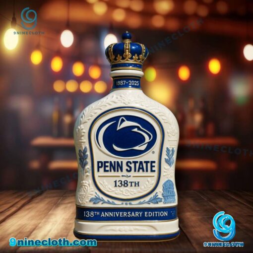 Penn State Nittany Lions 138th Anniversary Whiskey Bottle S4MpLQ9