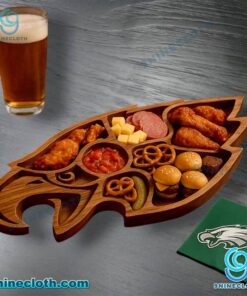 Philadelphia Eagles Wooden Charcuterie Board aH47yWv