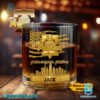 Philadelphia Phillies American Flag City Skyline Personalized Whiskey Glass Op89Cwf