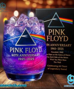 Pink Floyd 60th Anniversary 1965-2025 Whiskey Glass g5MzWpl
