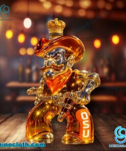 Pistol Pete Oklahoma State Cowboys Custom Whiskey Bottle 1vAHjMX