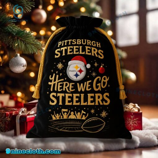 Pittsburgh Steelers Holiday Santa Sack N73FUdW