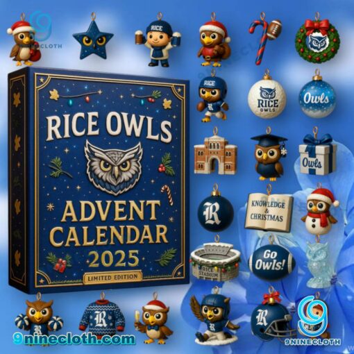 Rice Owls Advent Calendar 2025 95Qusxn