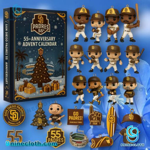 San Diego Padres 55th Anniversary Advent Calendar 2025 Sn5j807