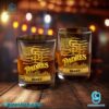 San Diego Padres American Flag City Skyline Personalized Whiskey Glass-b n0blPS3
