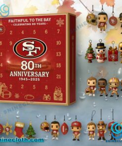 San Francisco 49ers 80th Anniversary Advent Calendar 2025 pDdVGyh